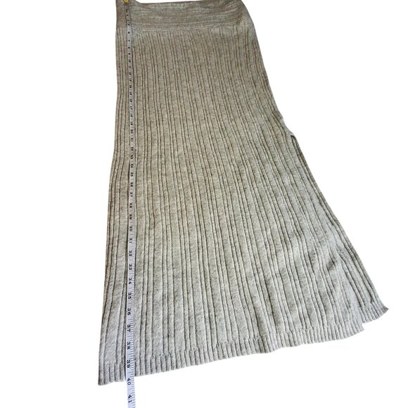 Wild Fable Ribbed Knit Maxi Skirt Size  XXL Gray Soft and cozy fabric blend - Picture 4 of 8